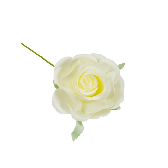 FIORE BOCCIOLO ROSA T.5CM PANNA